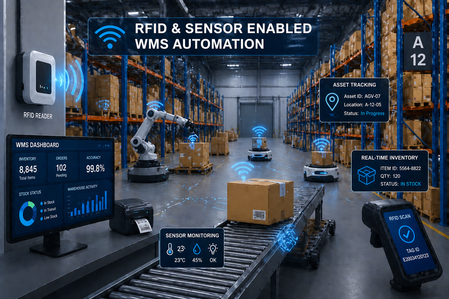 RFID & Sensor Enabled WMS Automation